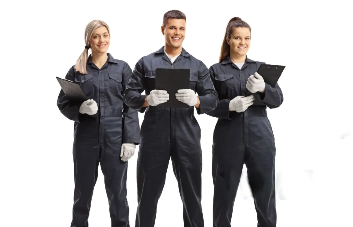 Industrial Workwear product group on a clean studio background